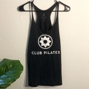 Club Pilates Grey Racerback Tank